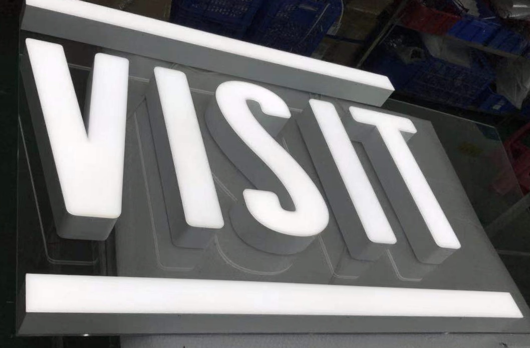 Brimless - Face Lit Sign